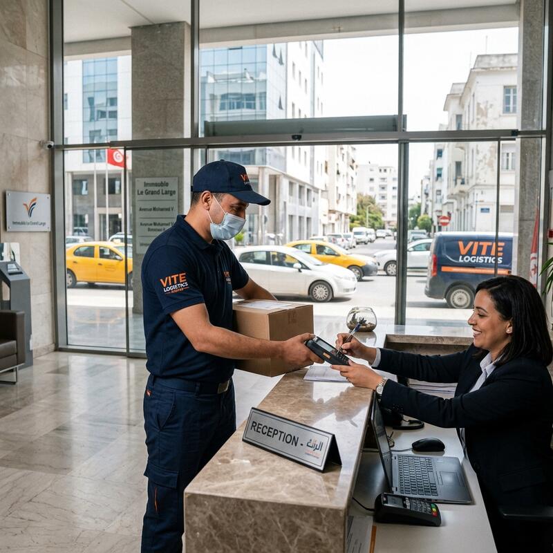 Livraison d'échantillons, documents ou petits colis